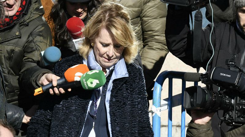 Boletines RNE - Esperanza Aguirre niega ante el juez el espionaje a políticos del PP - Escuchar ahora