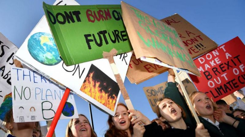  14 horas - Barcelona, Madrid y Valencia se manifiestan contra el cambio climático - escuchar ahora