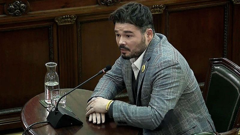 14 horas - Rufián y Colau niegan ante el Supremo cualquier indicio de rebelión