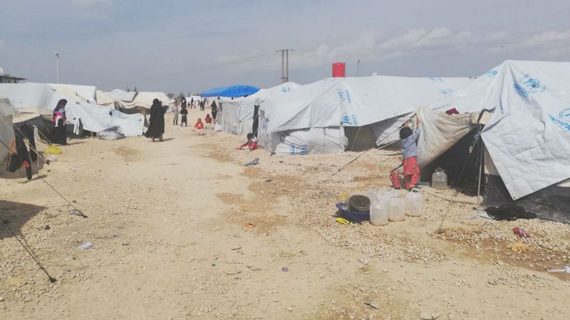 El campo de desplazados de Al Hol: un mar de tiendas de campaña que acoge a 65.000 personas