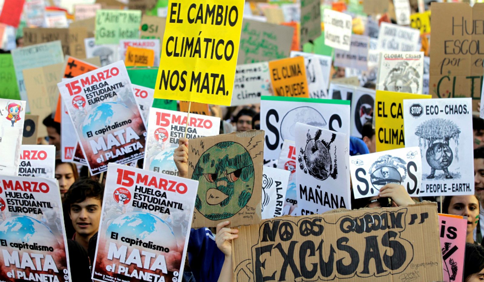 14 horas - 50 ciudades españolas se unen a la huelga del clima - Escuchar ahora