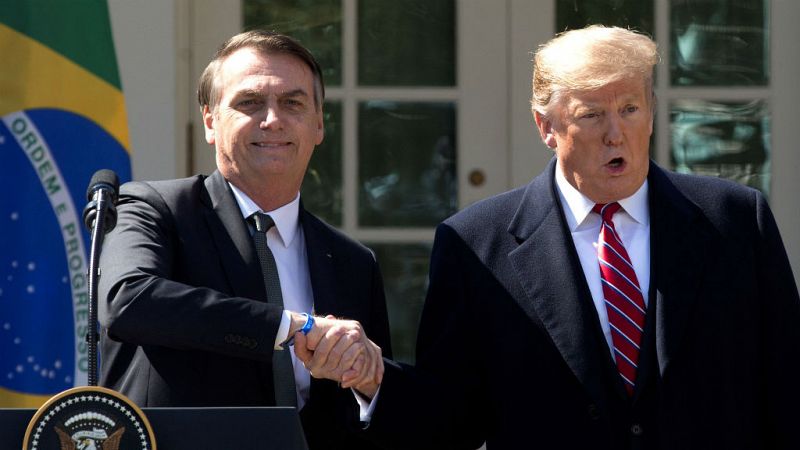 Las mañanas de RNE con Íñigo Alfonso - Trump y Bolsonaro constatan sus buenas relaciones tras su reunión en Washington