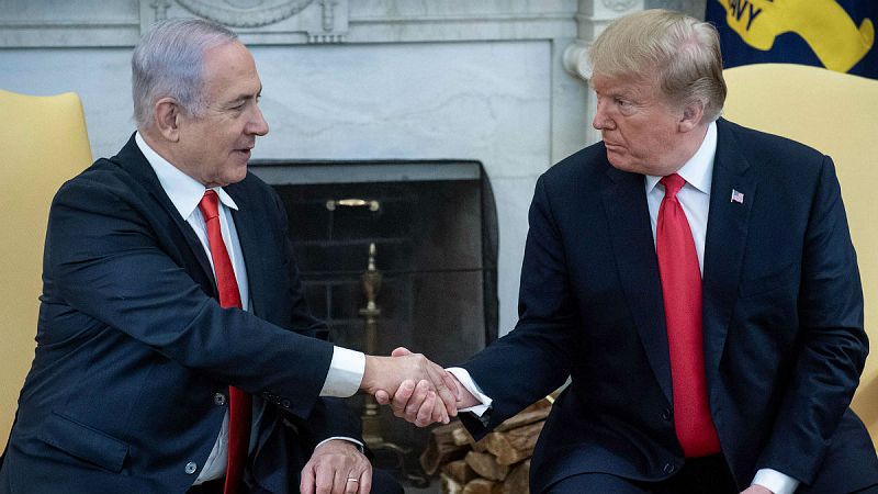 Boletines RNE - Trump reconoce la soberanía israelí de los Altos del Golán - Escuchar ahora
