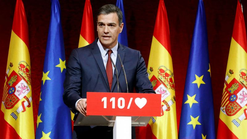 14 horas - Sánchez presenta los 110 compromisos que pondrá en marcha si vuelve a Moncloa - Escuchar ahora