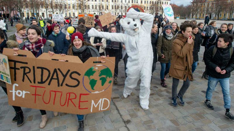 'Fridays for future' contra el cambio climático vuelve al Congreso - Escuchar ahora