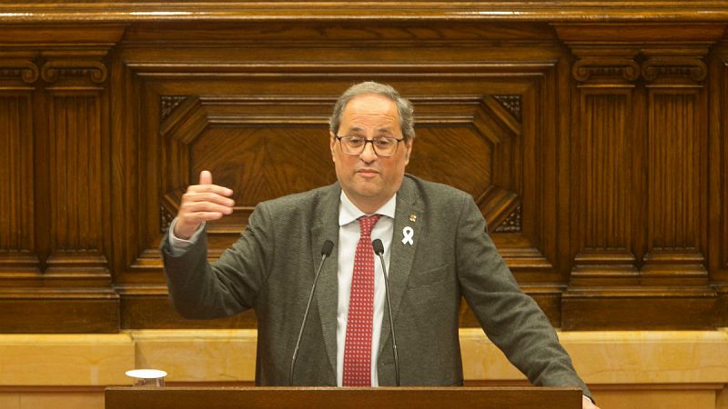 14 horas - El Parlament reprueba la gestión de Torra - Escuchar ahora