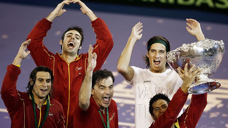  25 años de Radio 5 - España en 2008 gana su tercera Copa Davis en Argentina - Escuchar ahora