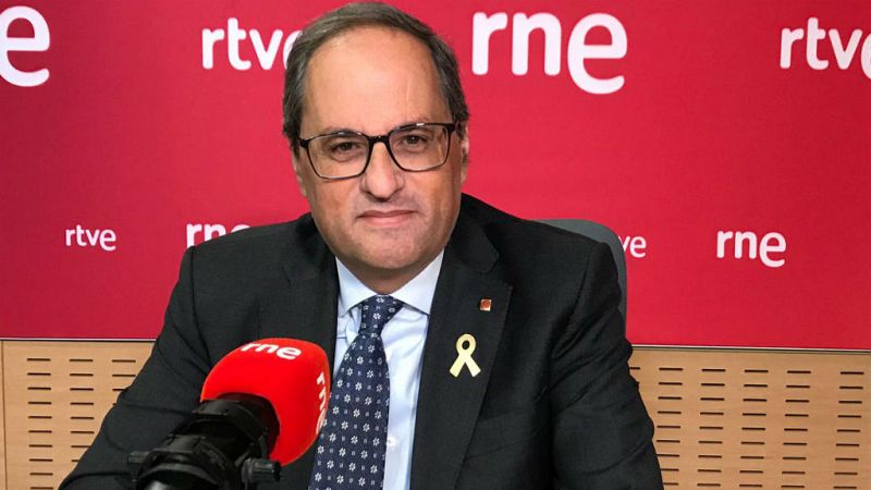 Boletines RNE - Torra confirma en Ràdio 4 de RNE que Comín y Ponsatí irán en la lista de Puigdemont a las europeas . Escuchar ahora 
