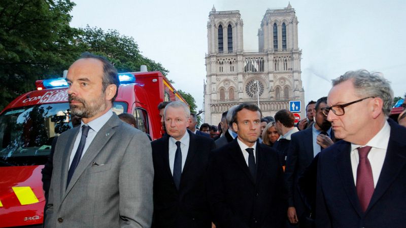  Las mañanas de RNE con Íñigo Alfonso - Líderes de todo el mundo lamentan el incendio de Notre Dame - Escuchar ahora