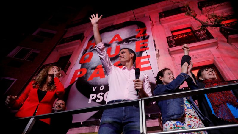  Elecciones Generales 2019 - Sánchez: "Ha ganado el futuro y ha perdido el pasado" - Escuchar ahora