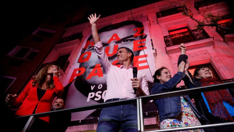  Elecciones Generales 2019 - Sánchez: "Ha ganado el futuro y ha perdido el pasado" - Escuchar ahora