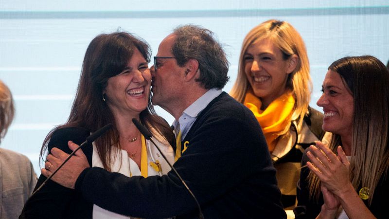 Elecciones Generales 2019 - Laura Borràs: "Junqueras, Romeva y Forn tienen que salir de la cárcel para recoger su escaño" - escuchar ahora