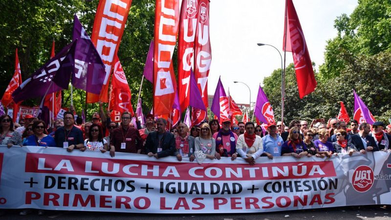 Boletines RNE - En marcha las principales manifestaciones del 1º de mayo convocadas por los sindicatos - Escuchar ahora 