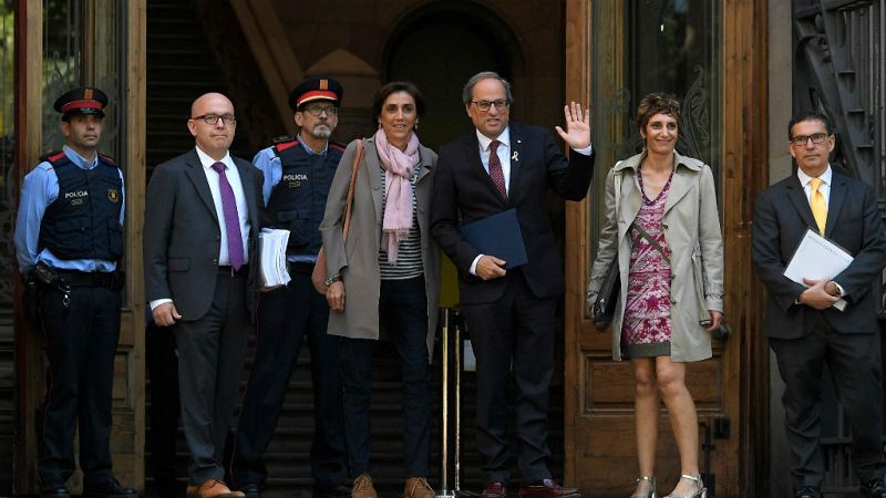 Boletines RNE - Quim Torra declara en el TSJC en calidad de investigado por desobedecer a la JEC - Escuchar ahora 