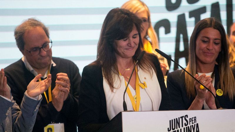 Boletines RNE - Laura Borrás sustituye a Jordi Sánchez en la ronda de consultas con el rey