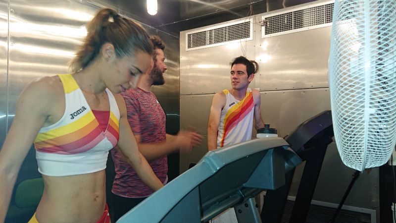 Entrenamiento en condiciones extremas en cámara climática 