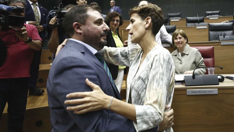 Boletines RNE - Unai Hualde, de Geroa Bai, nuevo presidente del Parlamento de Navarra - Escuchar ahora