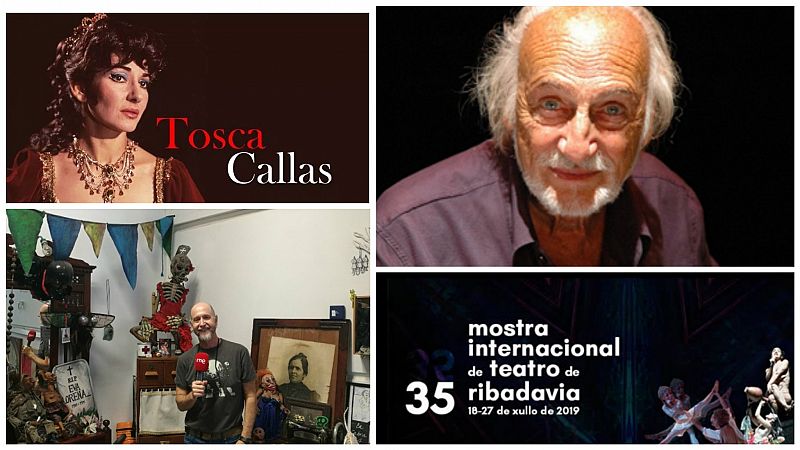 Las cuñas de RNE - En el taller de El espejo negro, teatro en Ribadavia, 'Tosca' y Héctor Alterio - 21/06/19 - Escuchar ahora