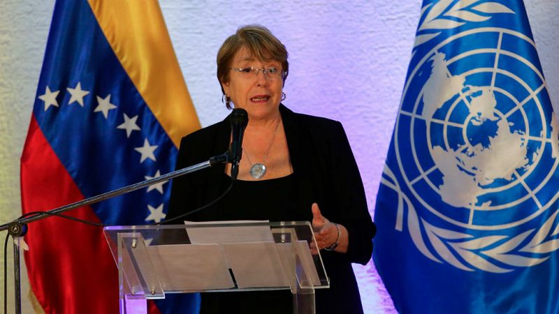 Bachelet pide en Venezuela la excarcelación de todos lo presos políticos - Escuchar ahora