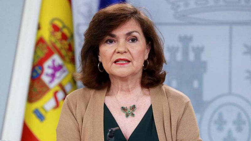 Las mañanas de RNE : Carmen Calvo: "El presidente no ha ofrecido ministerios nunca a Iglesias" - Escuchar ahora