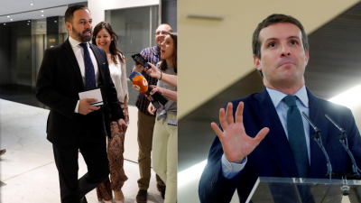 Boletines RNE - Casado y Abascal se renen en el Congreso, pero no resuelven los pactos de Murcia y Madrid - Escuchar ahora