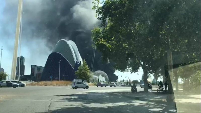 Boletines RNE - Evacúan l'Oceanogràfic de Valencia por un incendio - Escuchar ahora