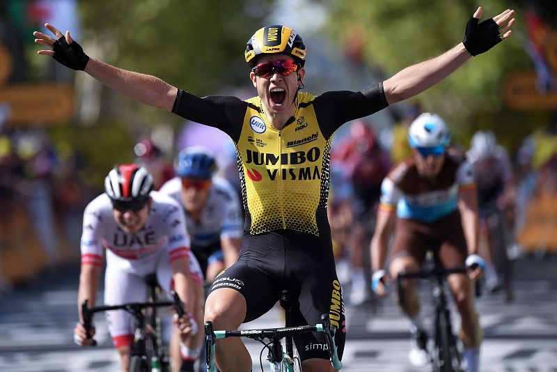  Tablero deportivo - Tour de Francia 2019 | Etapa 10: Wout Van Aert gana al sprint y Landa pierde 2,09" por una caída - Escuchar Ahora