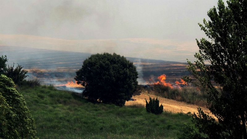 Boletines RNE - 200 efectivos tratan de extinguir el fuego de Barchín del Hoyo, Cuenca - Escuchar ahora
