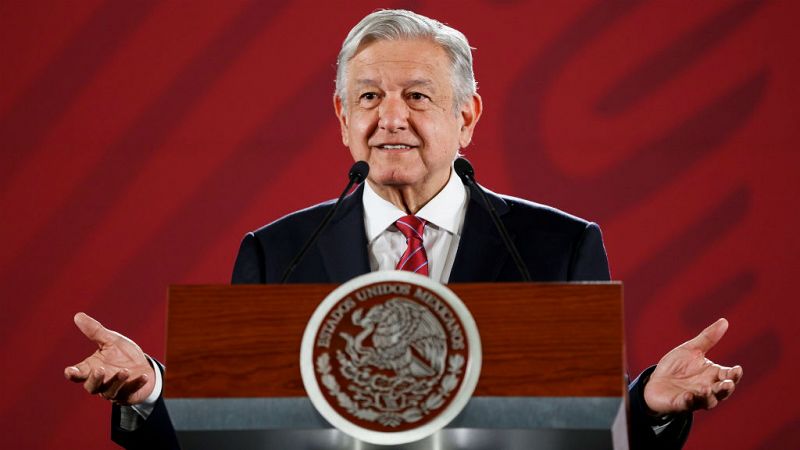 Boletines RNE - López Obrador insta a Estados Unidos a examinar la "venta indiscrimada de armas" - escuchar ahora