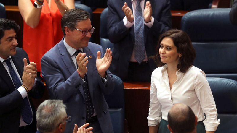 Boletines RNE - Isabel Díaz Ayuso, nueva presidenta de la Comunidad de Madrid - Escuchar ahora