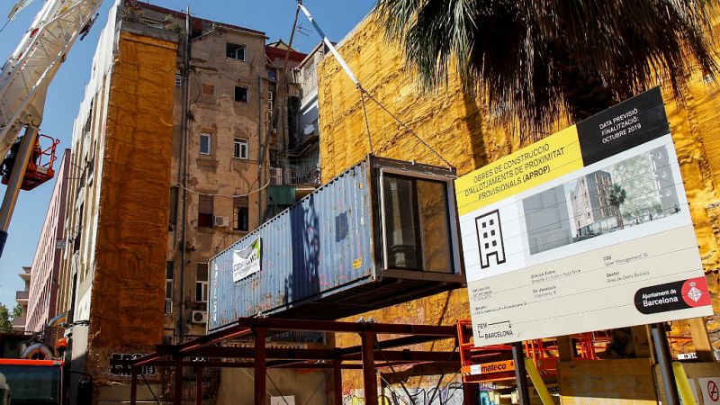 Las mañanas de RNE con Íñigo Alfonso - Contenedores reconvertidos para paliar la falta de viviendas en Barcelona - Escuchar ahora 