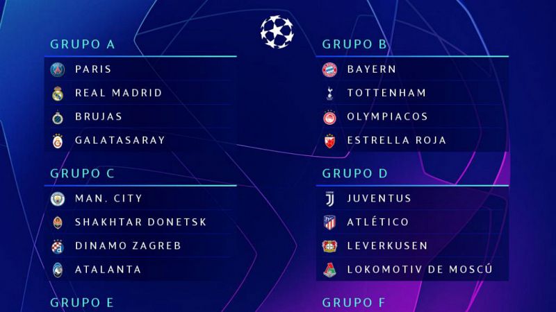 Boletines RNE - Así han quedado los grupos en Liga de Campeones - Escuchar ahora