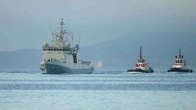 Boletines RNE - El buque Audaz atraca en el muelle de Crinavis de San Roque, Cádiz - Escuchar ahora 