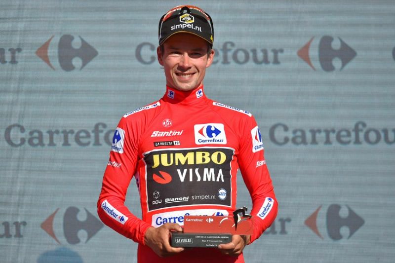  La Vuelta - Primoz Roglic se enfunda el maillot de lider tras la crono de Pau - Escuchar ahora