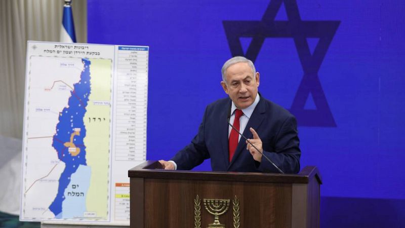 Netanyahu promete anexionar el valle del Jordán - Escuchar ahora