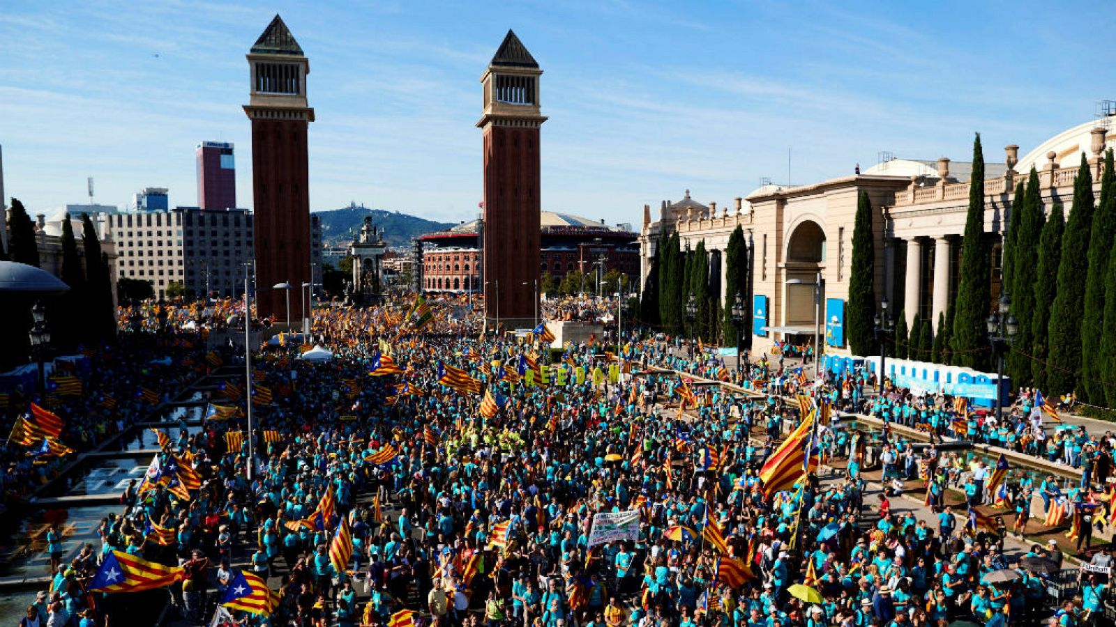 24 horas - La manifestación de la Diada, con menos participación que otros años - Escuchar ahora