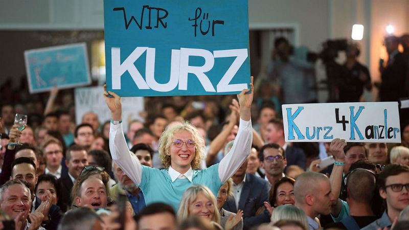 Boletines RNE - Victoria de Kurtz en Austria que podría por primera vez aliarse con Verdes - Escuchar ahora