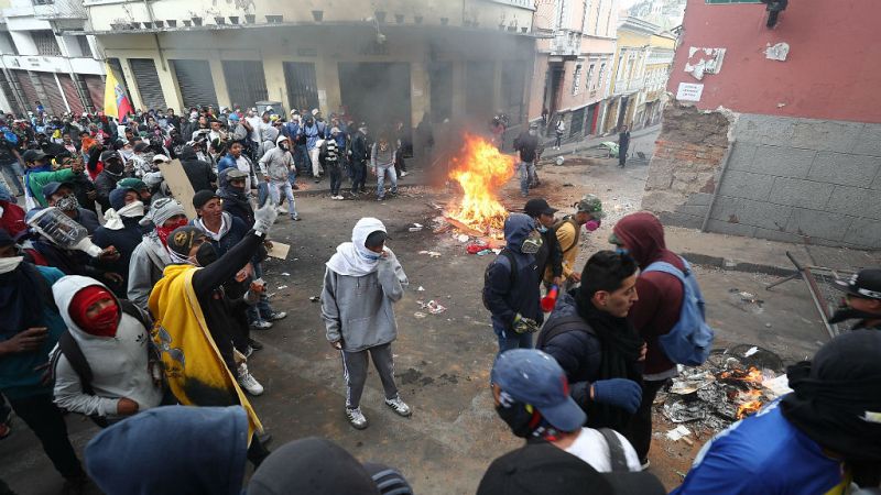 24 horas - Miles de indígenas protestan en Quito por los ajustes de Lenín Moreno - Escuchar ahora