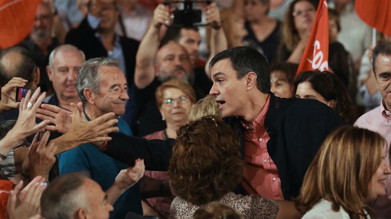 Sánchez pide concentrar el voto en el PSOE único partido que puede garantizar un Gobierno viable - Escuchar ahora