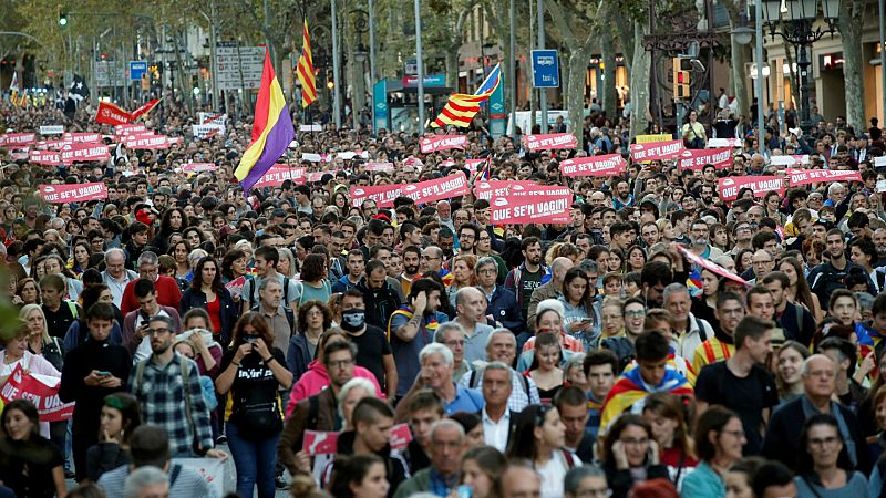 24 horas - Continúan las protestas en Cataluña tras la sentencia del 'procés' - Escuchar ahora