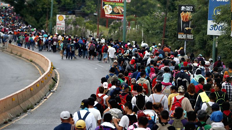 24 horas - Se cumple un año de la primera caravana de migrantes de centroamérica - Escuchar ahora