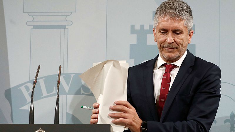 14 horas fin de semana - Marlaska defiende que hay "proporcionalidad" policial y pide a Torra condenar la violencia - Escuchar ahora