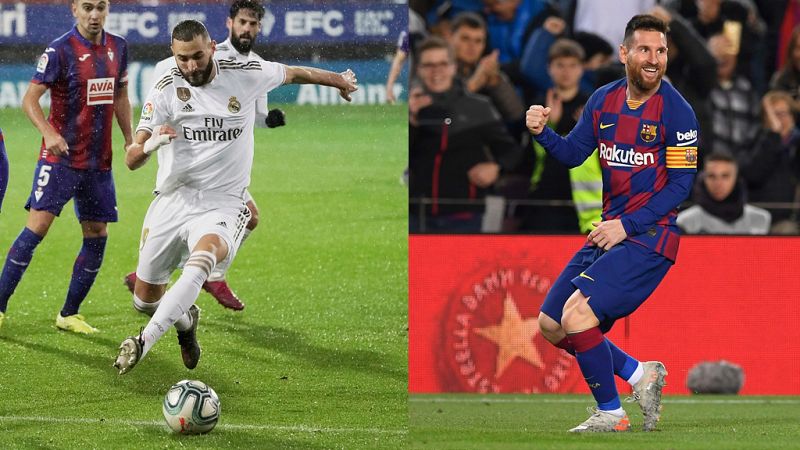 Tablero deportivo - Real Madrid y F.C. Barcelona golean - Escuchar ahora