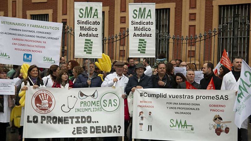 Los médicos andaluces quieren mejoras laborales y retributivas - Escuchar ahora