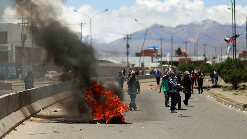 24 horas fin de semana - 20 horas - Evo Morales advierte del riesgo de una guerra civil en Bolivia - Escuchar ahora
