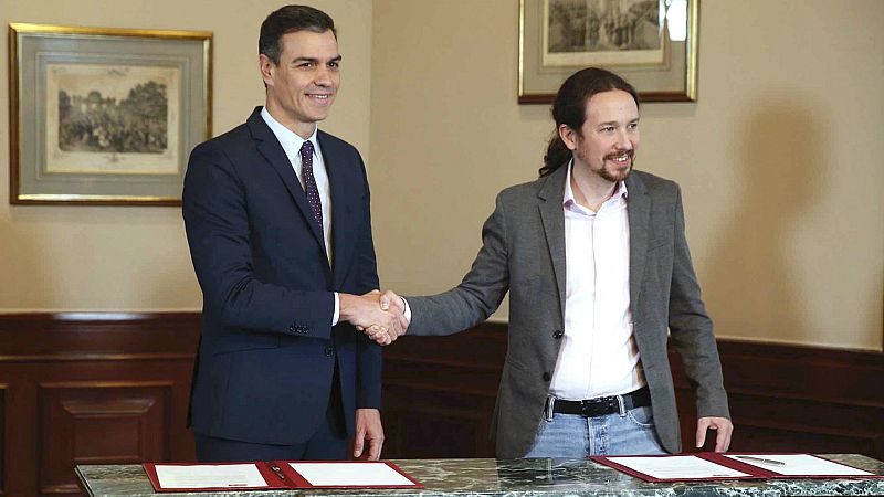  14 horas - Seguridad Social para el PSOE, Trabajo para Unidas Podemos - Escuchar ahora