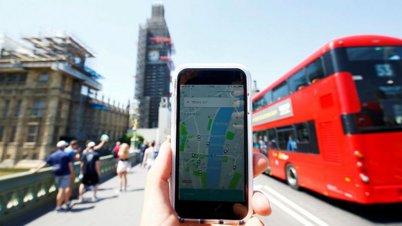 Boletines RNE - Uber se queda sin licencia para operar en Londres - Escuchar ahora