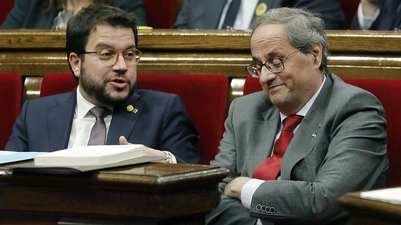  24 horas - El Parlament lleva de nuevo al pleno el derecho a la autodeterminación - Escuchar ahora