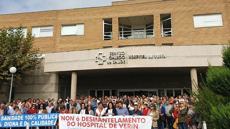  Las mañanas de RNE con Íñigo Alfonso - Los trabajadores del hospital de Verín, en Ourense, se encierran para protestar por el cierre del paritorio - Escuchar ahora