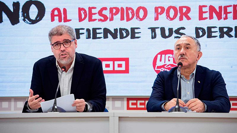  14 horas - Los líderes de UGT y CC.OO. se reúnen con Junqueras para urgirle a un pacto progresista - Escuchar ahora